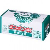 (まとめ) 白元アース ダスポンUP！ 排水口用 DSH-105 1パック(105枚) 【×5セット】