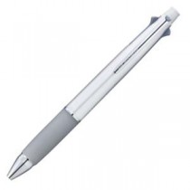 （まとめ） 三菱鉛筆 多機能ペン ジェットストリーム4＆1 0.7mm （軸色 シルバー） MSXE510007.26 1本 【×5セット】