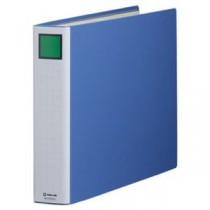 (まとめ) キングファイル スーパードッチ(脱・着)イージー A3ヨコ 500枚収容 背幅66mm 青 3405EA 1冊 【×10セット】