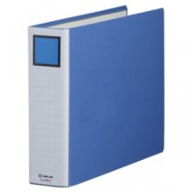 (まとめ) キングファイル スーパードッチ(脱・着)イージー B4ヨコ 600枚収容 背幅76mm 青 2496EA 1冊 【×10セット】