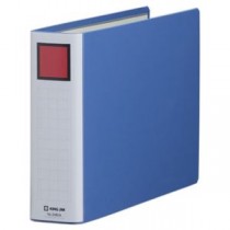 (まとめ) キングファイル スーパードッチ(脱・着)イージー A4ヨコ 500枚収容 背幅66mm 青 2485A 1冊 【×10セット】