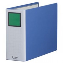 (まとめ) キングファイル スーパードッチ(脱・着)イージー A4ヨコ 800枚収容 背幅96mm 青 2488A 1冊 【×10セット】