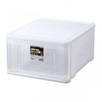 (まとめ) 天馬 プレクシーケース LL W360×D450×H210mm クリアナチュラル 1個 【×2セット】