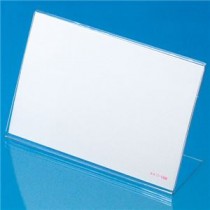 （まとめ） タカ印 カード立 L型 大 W95×H65mm アミ目ショーカード入 34-3320 1箱（10個） 【×4セット】
