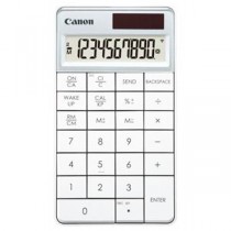 （まとめ） キヤノン Canon テンキー電卓 X Mark I Keypad RF-WH HWB 10桁 ワイヤレス接続 ミニ卓上タイプ ホワイト 5094B005 1台 【×2セット】