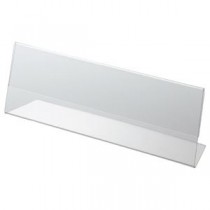 （まとめ） クルーズ アクリル製カード立て L型 特大 250×80mm CRL791042 1セット（10個） 【×2セット】