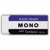 （まとめ） トンボ鉛筆 MONO消しゴム 小 PE-01A 1セット（40個） 【×3セット】