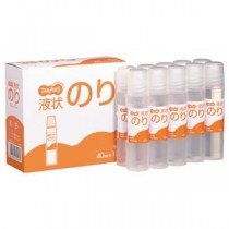 （まとめ） TANOSEE 液状のり 40ml 1セット（10本） 【×5セット】