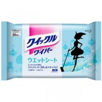 (まとめ) 花王 クイックルワイパー ウエットシート 1セット(60枚：20枚×3パック) 【×2セット】