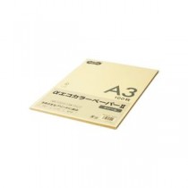（まとめ） TANOSEE αエコカラーペーパーII A3 クリーム 少枚数パック 1冊（100枚） 【×5セット】