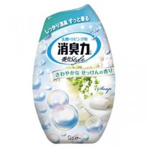 （まとめ） エステー お部屋の消臭力 せっけん 400ml 1セット（3個） 【×5セット】