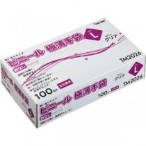 (まとめ) 川西工業 ビニール極薄手袋 #2026 粉なし L TM2026L 1セット(2000枚：100枚×20パック) 【×2セット】