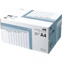 （まとめ） TANOSEE αエコカラーペーパーII A4 オレンジ 業務用パック 1箱（5000枚：500枚×10冊） 【×10セット】