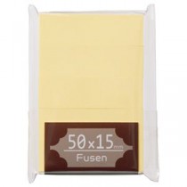 （まとめ） TANOSEE ふせん 50×15mm クリーム 1パック（5冊） 【×20セット】