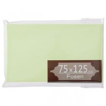 （まとめ） TANOSEE ふせん 75×125mm うぐいす 1冊 【×20セット】