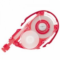 (まとめ) トンボ鉛筆 モノYX用カートリッジYR5 5mm幅×12m 赤 CT-YR5 1個 【×20セット】