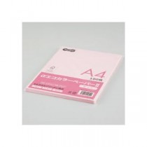 （まとめ） TANOSEE αエコカラーペーパーII A4 ピンク 少枚数パック 1冊（100枚） 【×15セット】