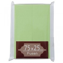 （まとめ） TANOSEE ふせん 75×25mm うぐいす 1パック（2冊） 【×30セット】