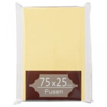 （まとめ） TANOSEE ふせん 75×25mm クリーム 1パック（2冊） 【×30セット】