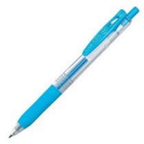 (まとめ) ゼブラ ゲルインクボールペン サラサクリップ 0.4mm ライトブルー JJS15-LB 1本 【×60セット】