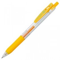 (まとめ) ゼブラ ゲルインクボールペン サラサクリップ 0.4mm 黄 JJS15-Y 1本 【×60セット】