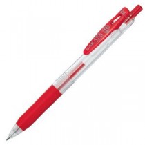 (まとめ) ゼブラ ゲルインクボールペン サラサクリップ 0.4mm 赤 JJS15-R 1本 【×60セット】
