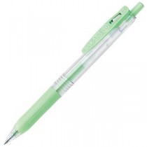 (まとめ) ゼブラ ゲルインクボールペン サラサクリップ 0.5mm ミルクグリーン JJ15-MKG 1本 【×60セット】