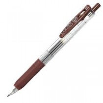 (まとめ) ゼブラ ゲルインクボールペン サラサクリップ 0.5mm 茶 JJ15-E 1本 【×60セット】