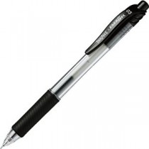 （まとめ） TANOSEE ノック式ゲルインクボールペン ニードルタイプ 0.3mm 黒 1本 【×80セット】