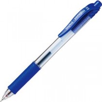 （まとめ） TANOSEE ノック式ゲルインクボールペン ニードルタイプ 0.3mm 青 1本 【×80セット】