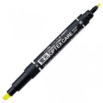 (まとめ) ゼブラ 蛍光オプテックスケア 黄 WKCR1-Y 1本 【×60セット】