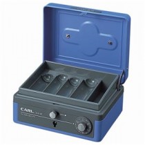 （まとめ） カール事務器 キャッシュボックス 小 W152×D129×H83mm ブルー CB-8100-B 1台 【×3セット】