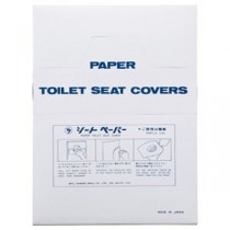 （まとめ） カネモ商事 水溶性便座シートペーパー中抜き 1パック（150枚） 【×10セット】
