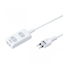 (まとめ) サンワサプライ 火災予防安全タップ ホコリ防止シャッター付 2P・3個口 1.0m TAP-TSH31N 1個 【×5セット】