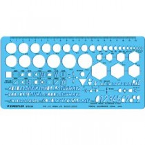 (まとめ) ステッドラー テンプレート 機械・記号定規 976 39 1枚 【×4セット】