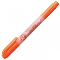 (まとめ) ゼブラ 蛍光オプテックス2 EZ オレンジ WKT11-OR 1本 【×50セット】