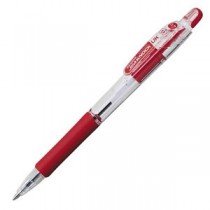 (まとめ) ゼブラ 油性ボールペン ジムノックUK 0.7mm 赤 BN10-R 1本 【×60セット】