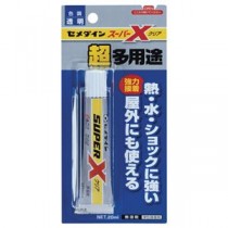 （まとめ） セメダイン 超多用途接着剤 スーパーX クリア 20ml AX-038 1個 【×20セット】