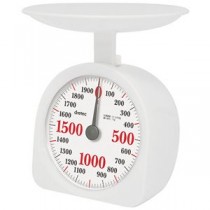 （まとめ） ドリテック 料理はかり「バタール」 2kg ホワイト KS-290WT 1台 【×3セット】