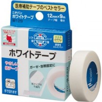 （まとめ） ニチバン ホワイトテープ 12mm×9m W129 1巻 【×30セット】