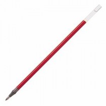 (まとめ) ぺんてる ゲルインクボールペン替芯 0.5mm 赤 ハイブリッド用 XKF5-B 1箱(10本) 【×10セット】
