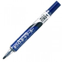 （まとめ） ぺんてる ホワイトボードマーカー ノックル 細字丸芯 青 EMWLS-C 1本 【×30セット】