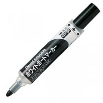 （まとめ） ぺんてる ホワイトボードマーカー ノックル 中字丸芯 黒 EMWLM-A 1本 【×30セット】