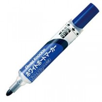 （まとめ） ぺんてる ホワイトボードマーカー ノックル 中字丸芯 青 EMWLM-C 1本 【×30セット】