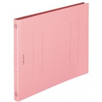 (まとめ) ライオン事務器 フラットファイル(環境) 樹脂押え具 A4ヨコ 150枚収容 背幅18mm ピンク A-516KA4E 1セット(10冊) 【×5セット】