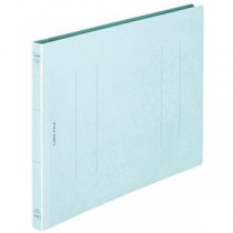 (まとめ) ライオン事務器 フラットファイル(環境) 樹脂押え具 A4ヨコ 150枚収容 背幅18mm 水 A-518KA4E 1セット(10冊) 【×5セット】