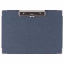 (まとめ) ライオン事務器 ボール用箋挟 A4ヨコ 紺 No.121 1枚 【×15セット】