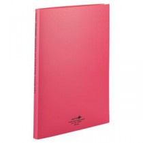 （まとめ） リヒトラブ AQUA DROPs クリヤーブック（クリアブック）（ポケット交換タイプ） A4タテ 30穴 15ポケット付属 背幅18mm 赤 N5015-3 1冊 【×20セット】