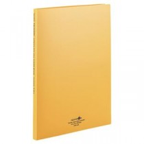 （まとめ） リヒトラブ AQUA DROPs クリヤーブック（クリアブック）（ポケット交換タイプ） A4タテ 30穴 15ポケット付属 背幅18mm 橙 N5015-4 1冊 【×20セット】