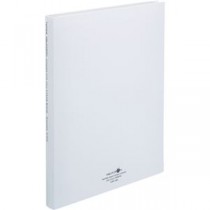 （まとめ） リヒトラブ AQUA DROPs クリヤーブック（クリアブック）（ポケット交換タイプ） A4タテ 30穴 30ポケット付属 背幅25mm 白 N5016-0 1冊 【×10セット】